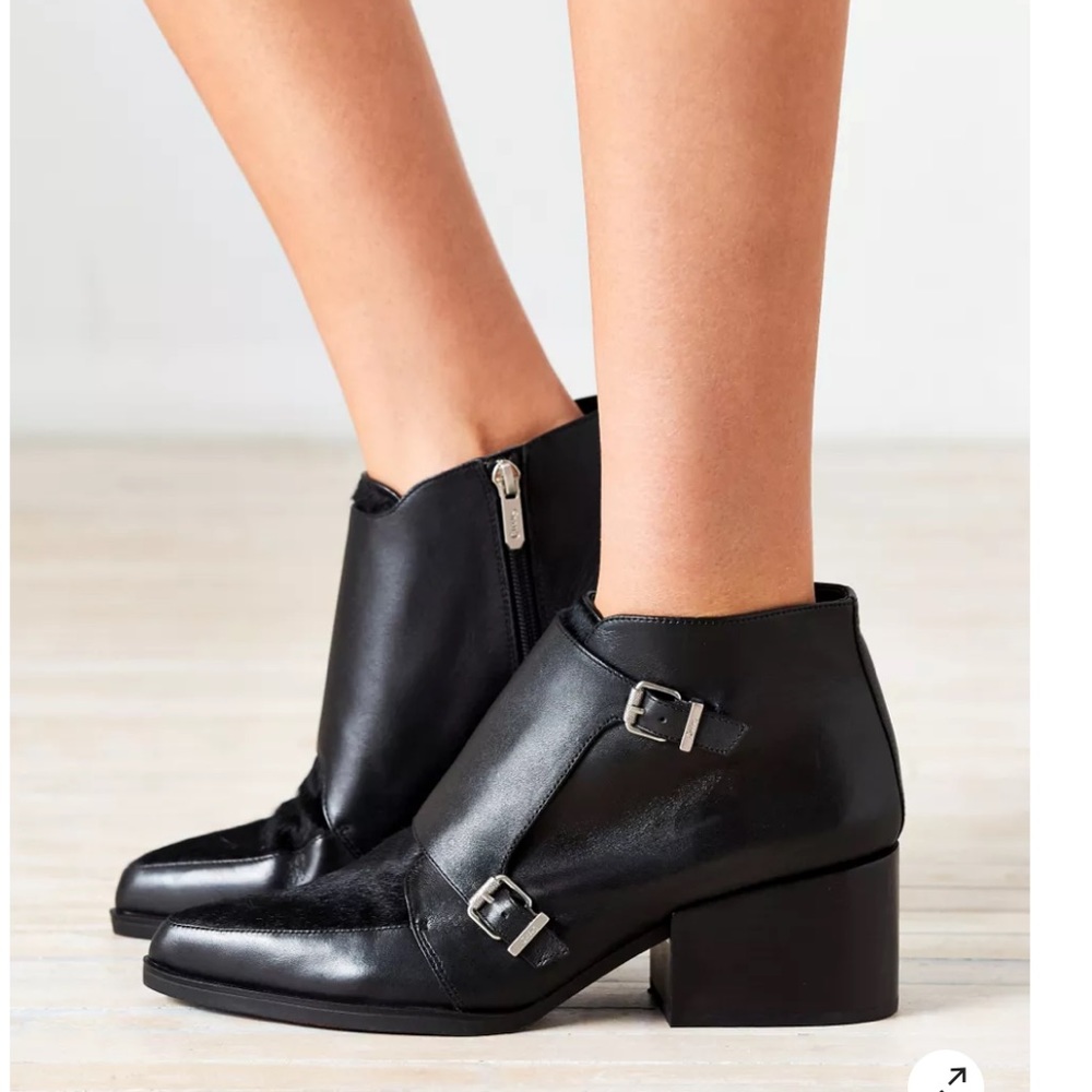 NWOT! Circus by Sam Edelman Reese Monk Strap Black Booties. MSRP $80.00 Size 10